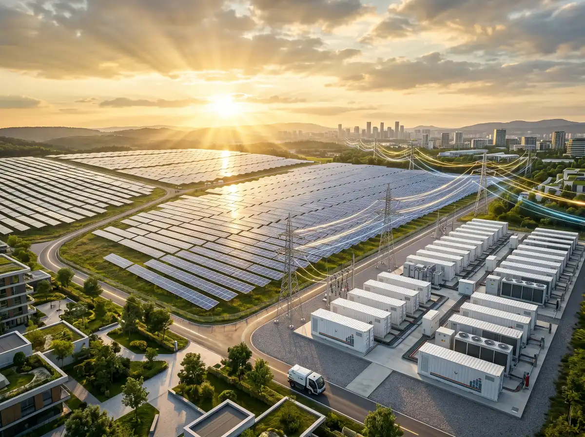 Hybrid Solar & Storage Plant
