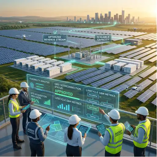 Utility Scale Solar Park Infrastructure